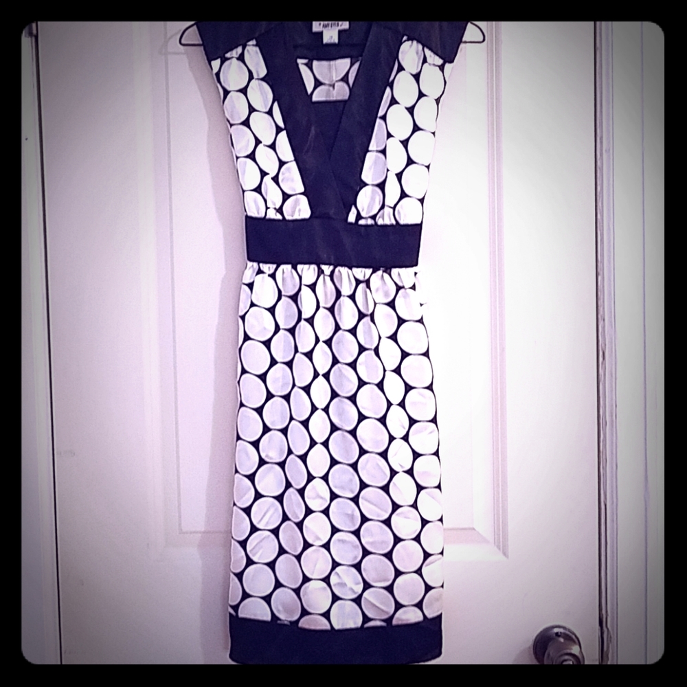 Amy Byer black and white dress